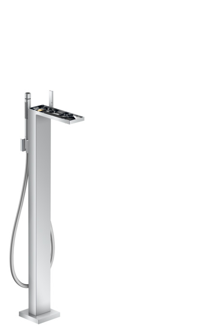 Axor 47442001 MyEdition Freestanding Tub Filler Trim without Plate with 1.75 GPM Handshower in Chrome