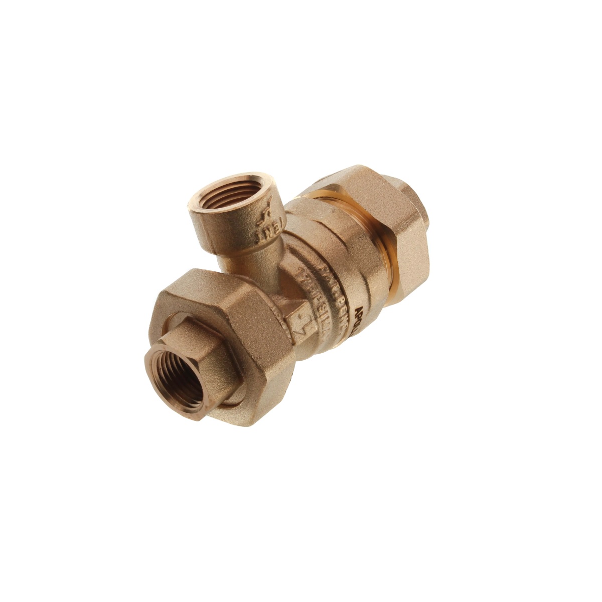 Apollo 4A4A33AM, 4A-400, 1/2", Dual Check Valve with Atmospheric Port