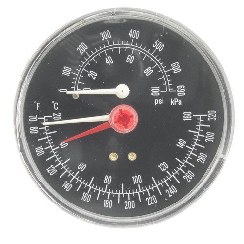 Weil-McLain 510218099 Combination Pressure-Temperature Gauge (All Boiler Sizes)