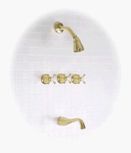 St Thomas 3050.010.96 Single Handle Tub And Shower In Polished Chrome