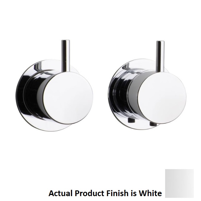 Vola 5201AP-18 3/4" Thermostatic Shower Mixer in White