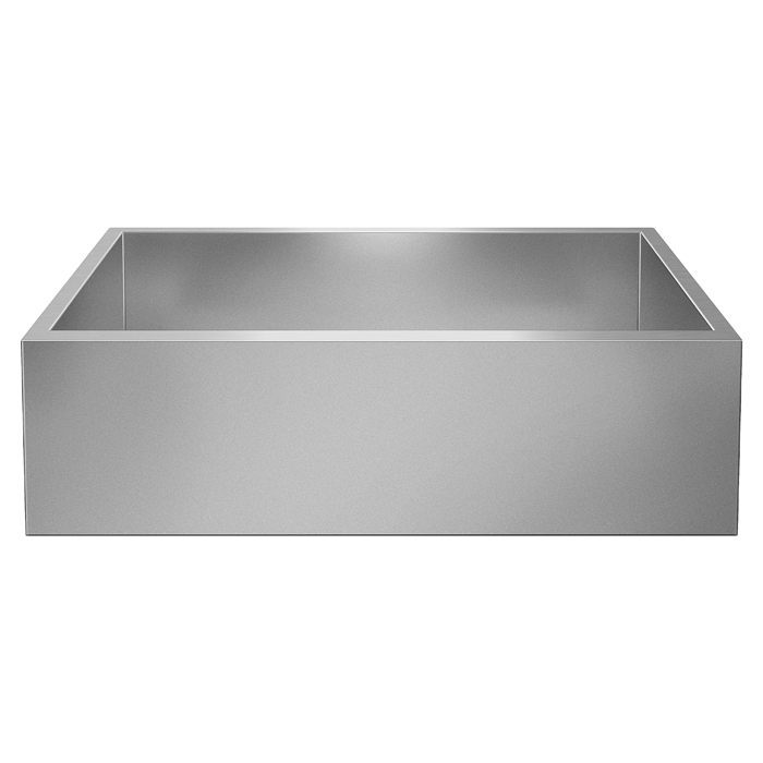 Blanco 524223 Precision R0 Durinox Apron Super Single Farmhouse Sink in Satin Brushed