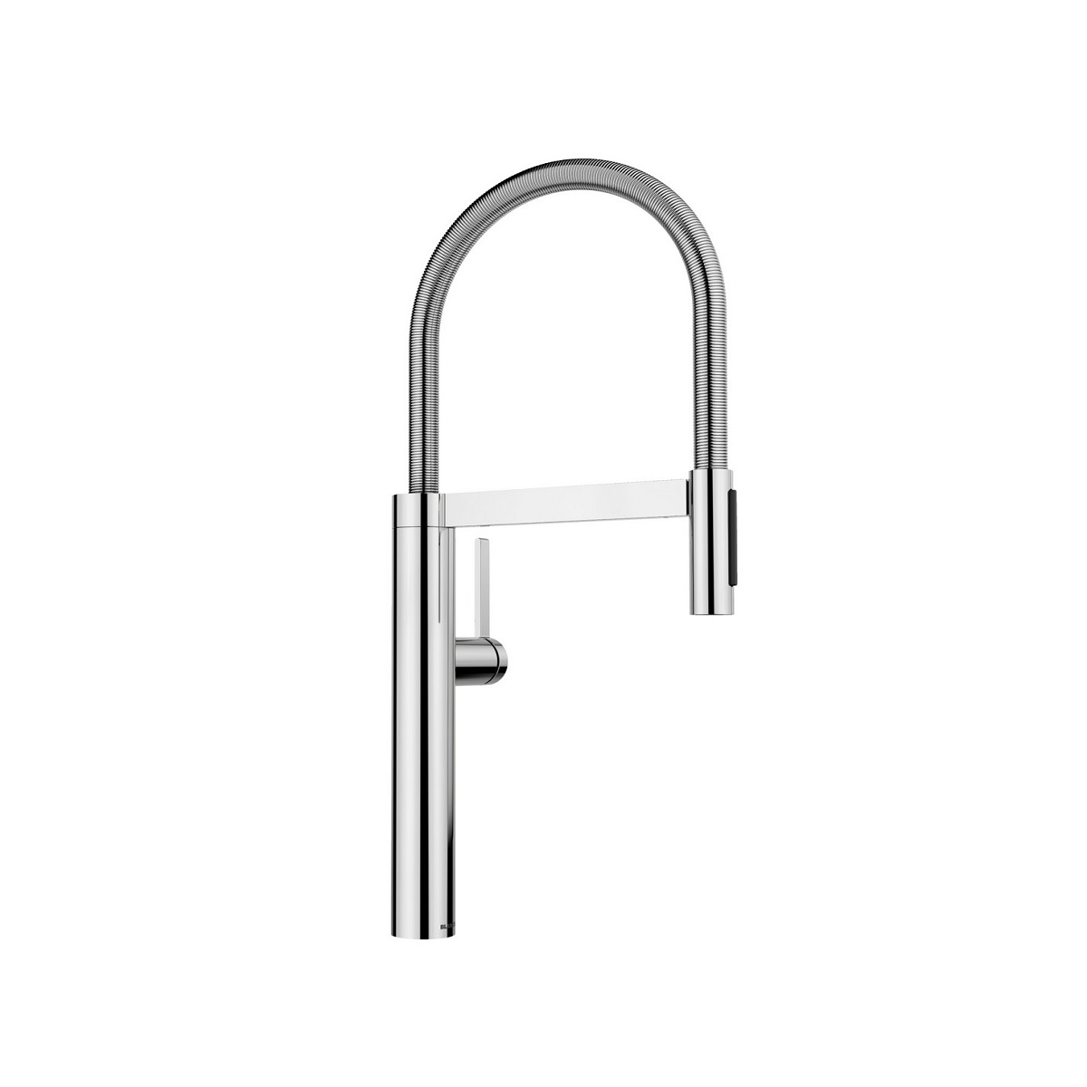 Blanco 527472 Culina II 1.5 GPM Deck Mounted Single Hole Semi Pro Pull Down Dual Spray Kitchen Faucet in PVD Steel
