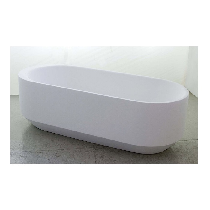 Rapsel 56 Leonard Street 56FSTUB 72" Freestanding Bathtub in White by Herzog & De Meuron