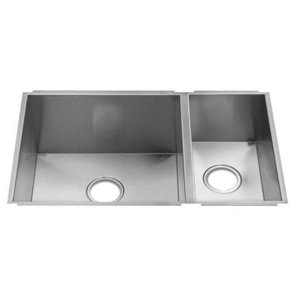Julien 003659 UrbanEdge Stainless Steel Double Bowl Undermount Sink