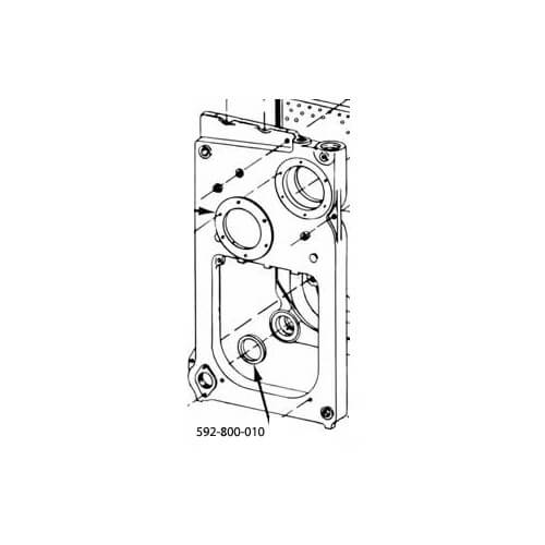 Weil-McLain 592-800-010 3 Diameter Bottom Elastomer Seal (1 per joint)