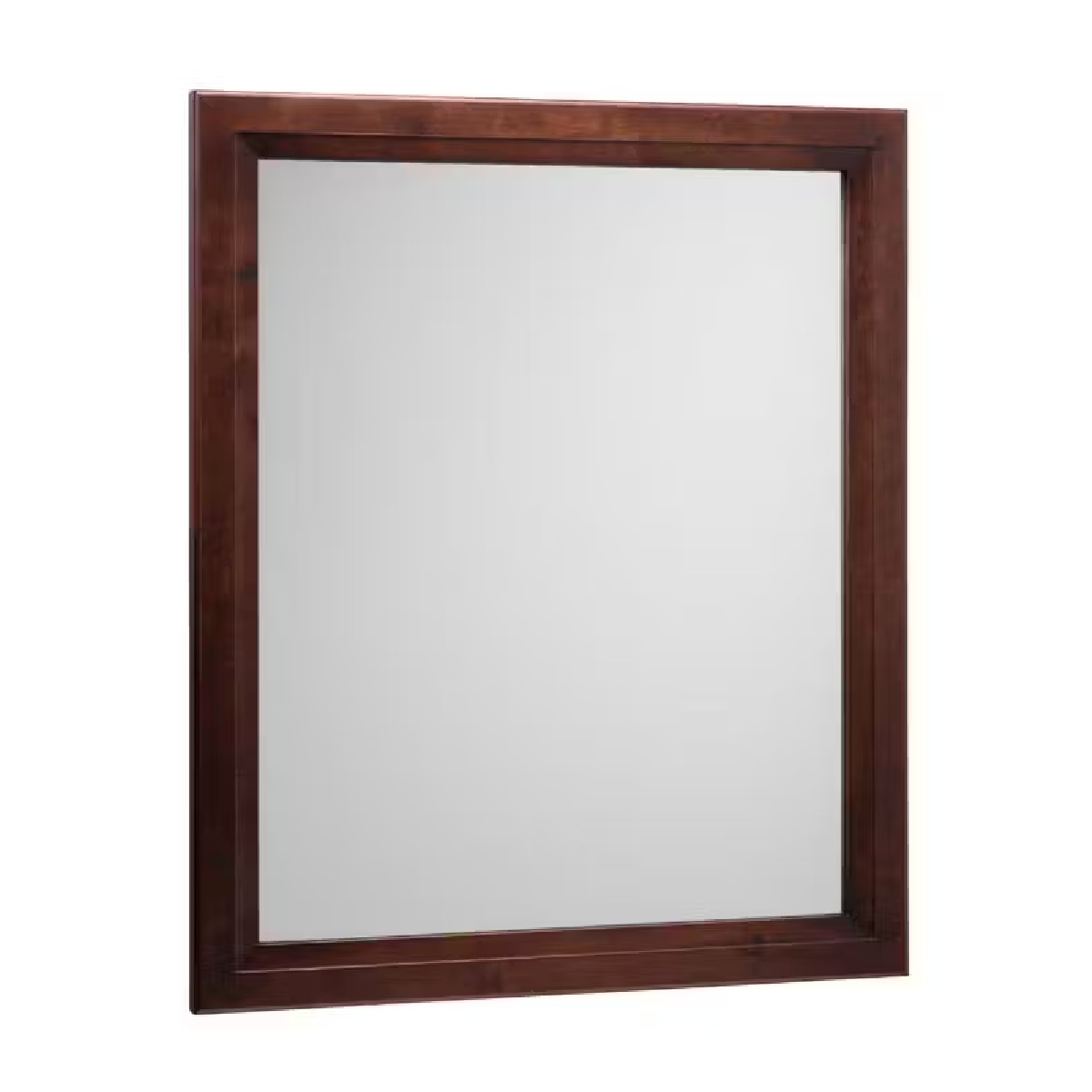 Ronbow 603130-F13 Neo-Classic Transitional 30" W X 35" H Solid Wood Framed Bathroom Mirror in Café Walnut