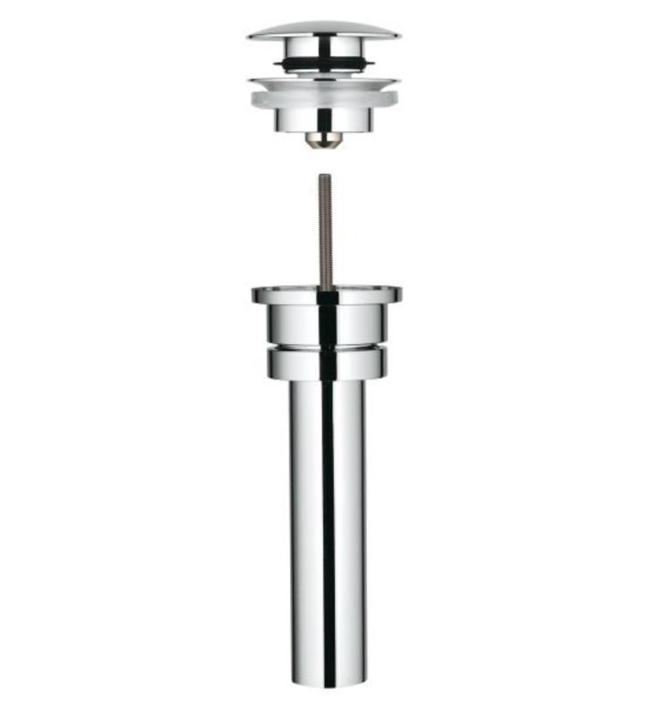Grohe 65818000 2 5" Vessel Sink Pop-Up Drain in Chrome