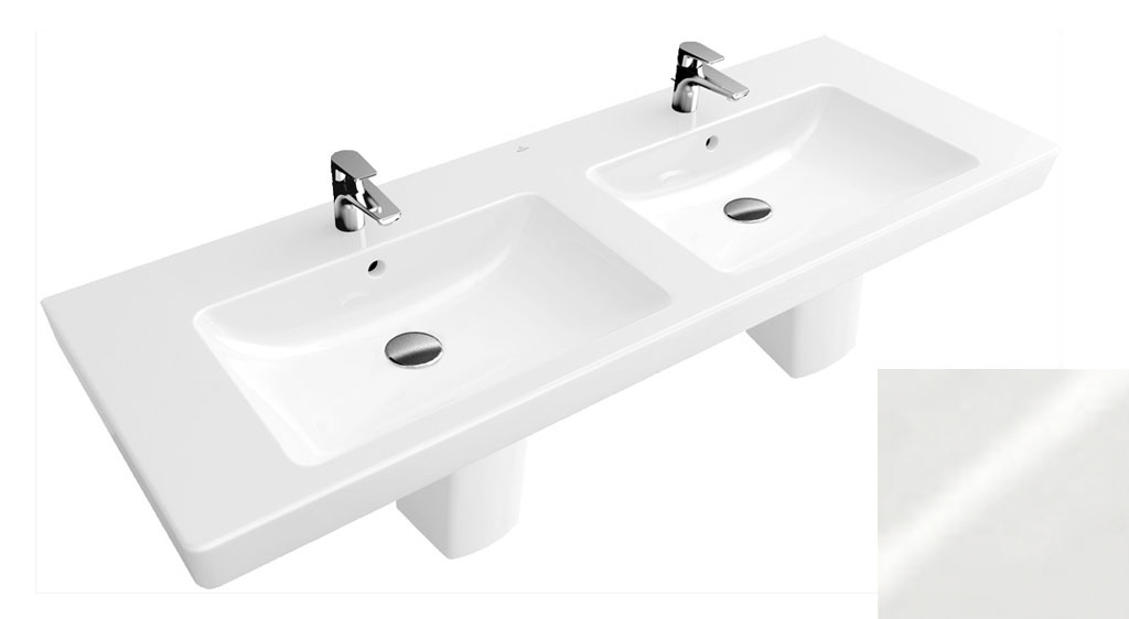 Villeroy & Boch 7175U401 Subway Vanity double washbasin 51 1/8" x 18 1/2" (1300 x 470 mm)