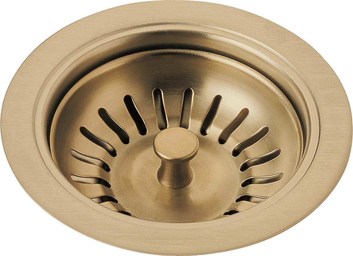 Delta 72010-CZ Kitchen Sink Flange And Strainer In Champagne Bronze