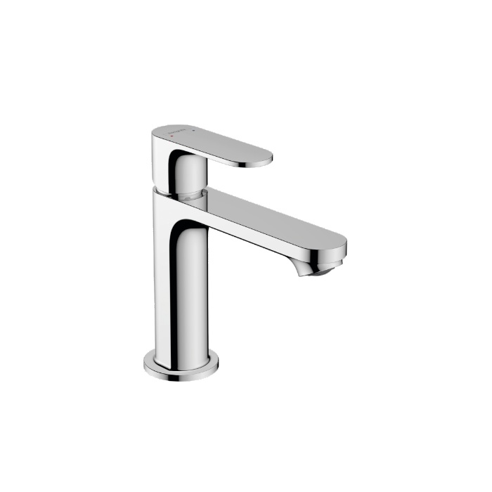 Hansgrohe 72517001 Rebris S 1.2 GPM Single-Hole Single Lever Faucet 110 with Pop-Up Drain in Polished Chrome