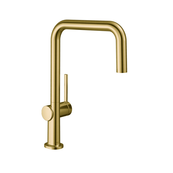 Hansgrohe 72806251 Talis N 1-Spray U-Style Kitchen Faucet 1-Handle in Brushed Gold Optic