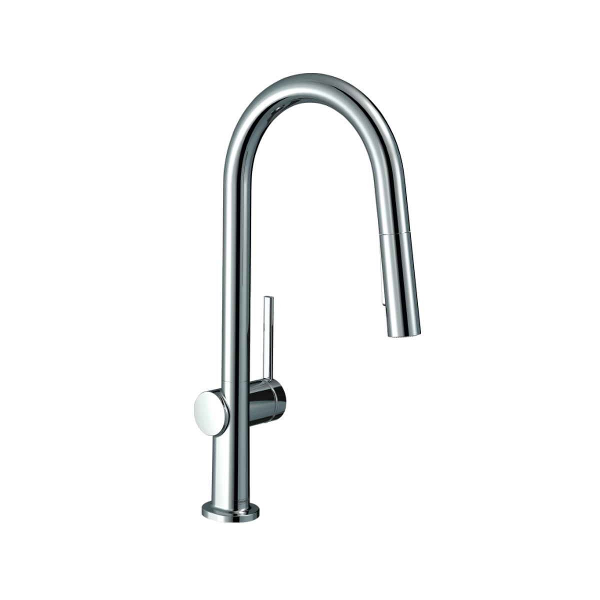 Hansgrohe 72850001 Talis N 1.75 GPM Single Hole Pull Down Kitchen Faucet with Hose Box in Polished Chrome