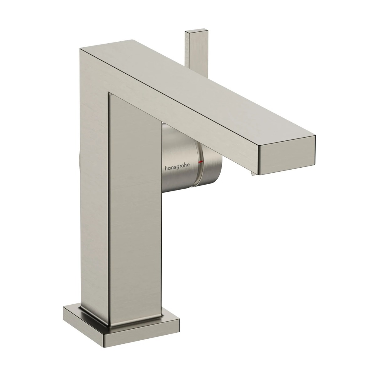 Hansgrohe 73021821 Tecturis E 1.2 GPM Deck Mounted Single Hole Bathroom Faucet 110 in Brushed Nickel