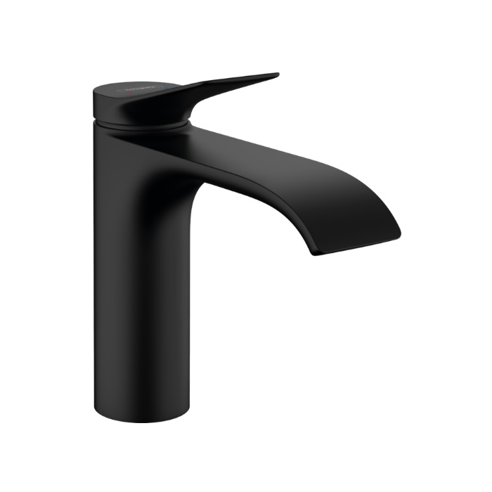 Hansgrohe 75020671 Vivenis Single-hole Faucet 110 with Pop-Up Drain, 1.2 GPM in Matte Black