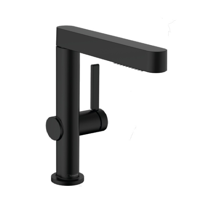Hansgrohe 76063671 Finoris Pull-Out Single-Hole Faucet 230 with 2-Spray 1.2 GPM in Matte Black