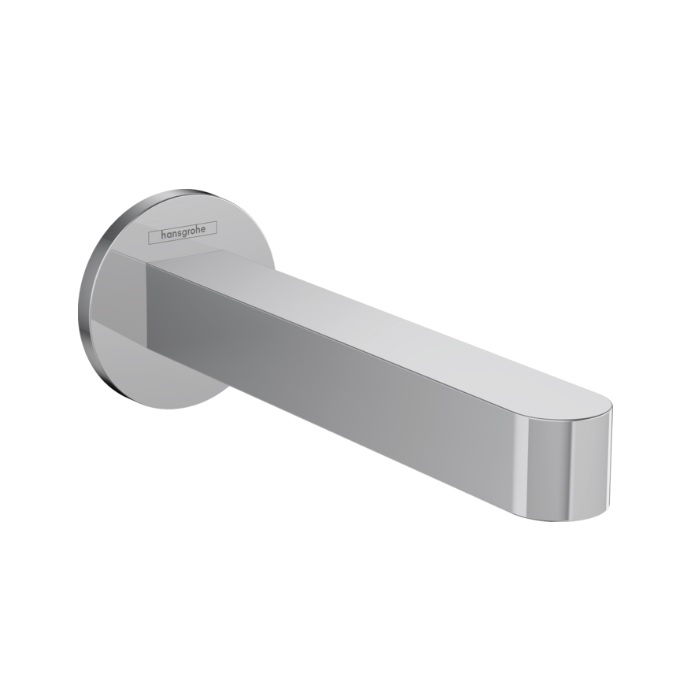 Hansgrohe 76410001 Finoris 7.5" Length Wall Mounted Tub Spout without Diverter in Polished Chrome
