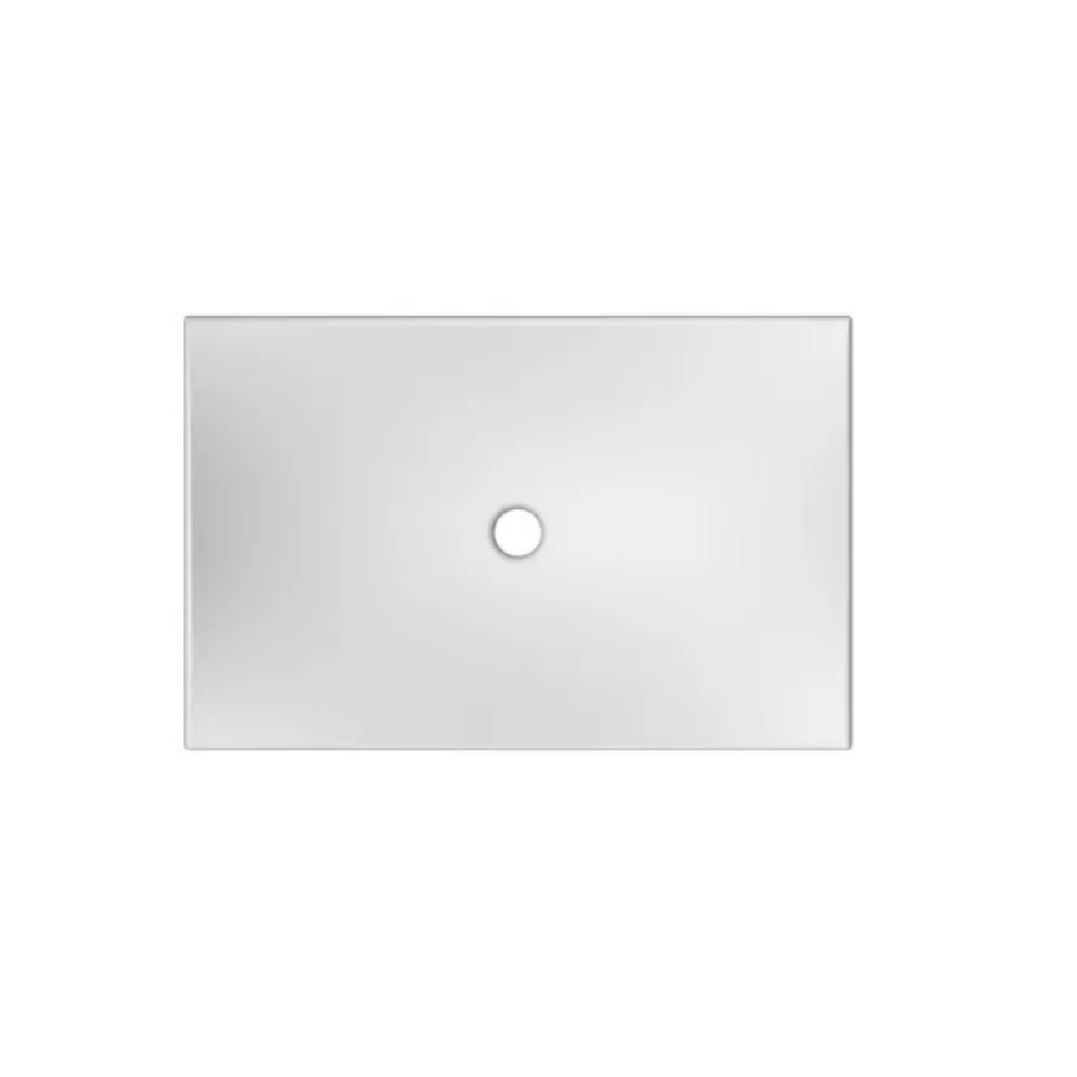 Scarabeo 8039 Tsunami Ceramic Wall Mounted or Vessel Bathroom Sink 28" X 18" in White