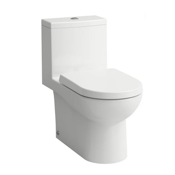 Laufen 8235600002511 Arion 29" L X 14-3/8" W X 27-3/4" H Dual Flush Floor Mount Elongated One Piece Toilet Water Closet in White
