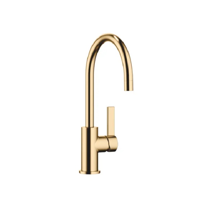 Dornbracht 33805875-280010 Tara Ultra 1.5 GPM Deck Mounted Bar Tap Single Hole Kitchen Faucet in Brushed Durabrass
