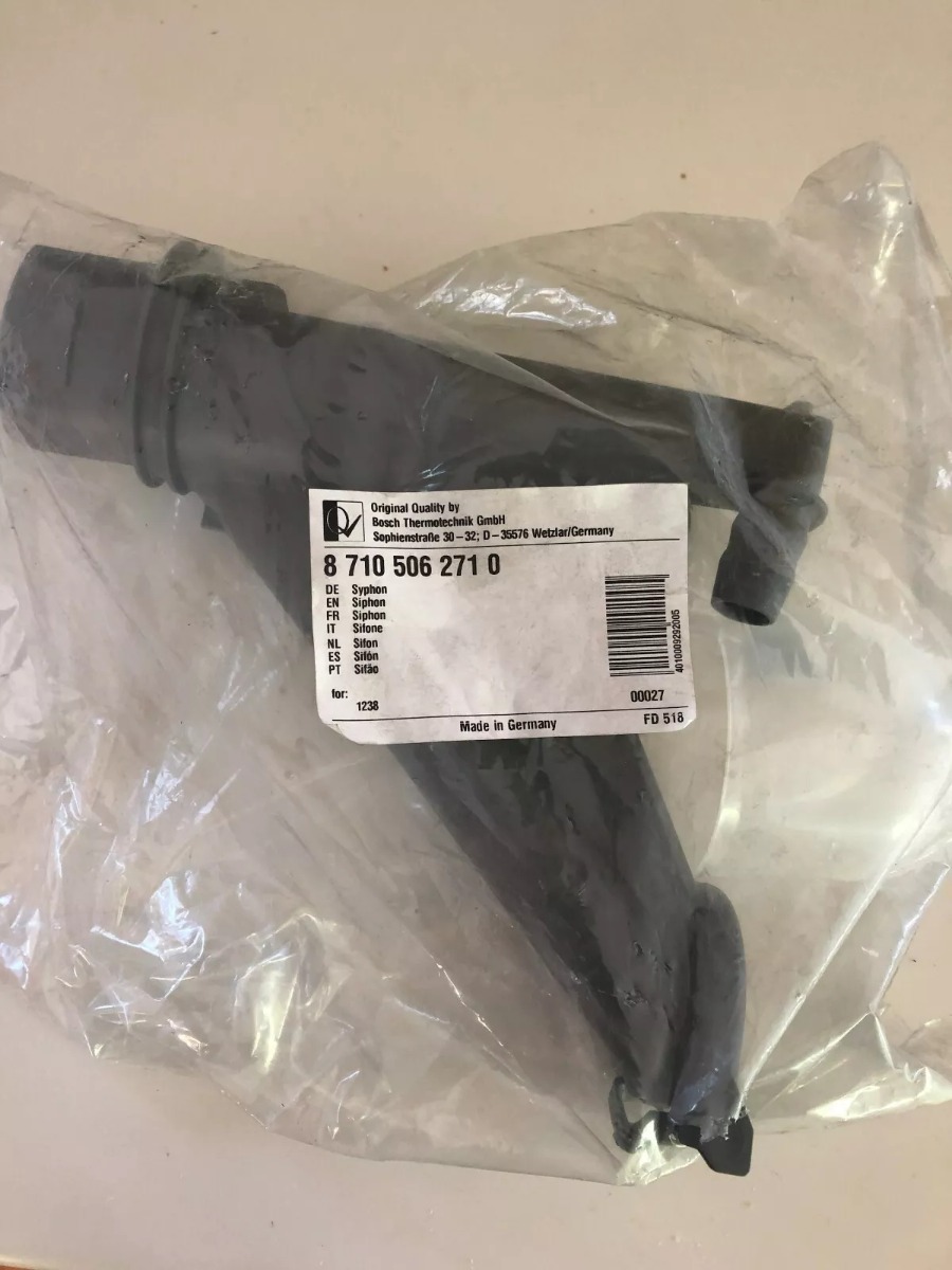 Bosch 87105062710 Siphon Condensate Trap For KBR/KWB/ZBR/ZWB