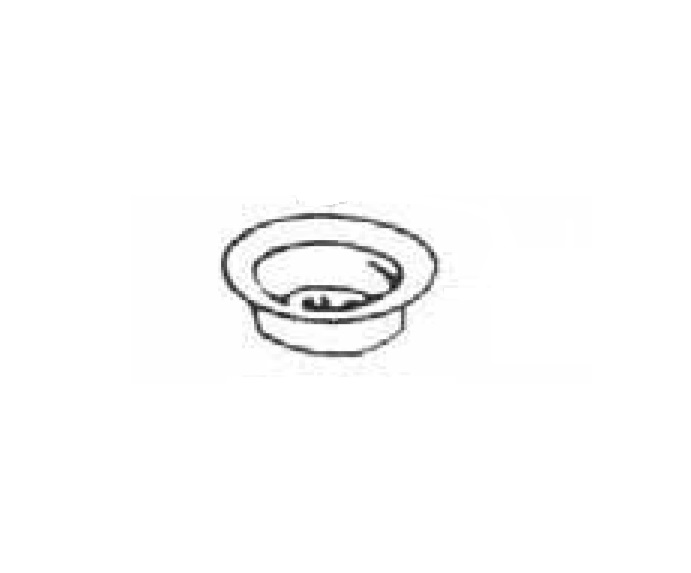 Geberit 888.128.20.0 Stainless Steel Molded Strainer in Polished Chrome