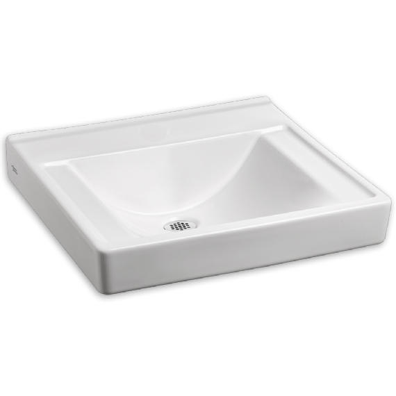 American Standard 9024000EC.020 Decorum Wall Mount Vitreous China Bathroom Sink in White