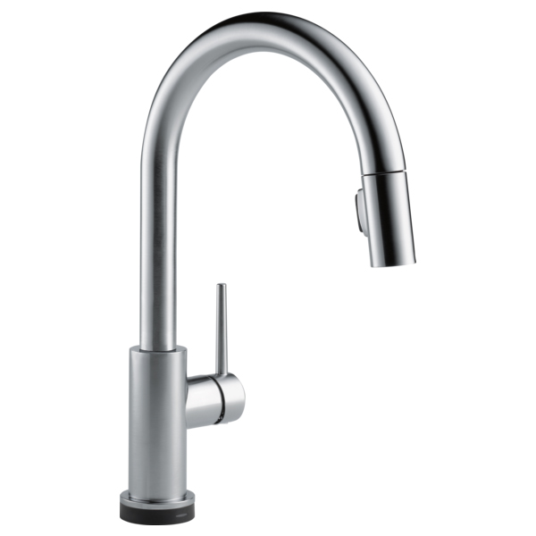 Delta 9159T-AR-DST Trinsic Single Handle Pull-Down Kitchen Faucet With Touch2O Technology In Arctic Stainless
