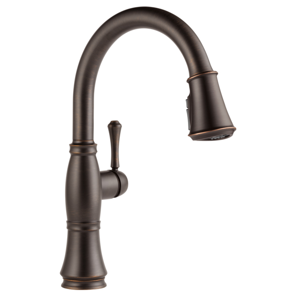 Delta 9197-RB-DST Cassidy Single Handle Pull-Down Kitchen Faucet With Shieldspray Technology In Venetian Bronze