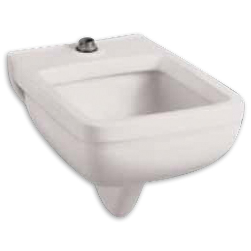 American Standard 9512999.020 Clinic Service Wall Mounted Utility Sink with Single Faucet Hole in White