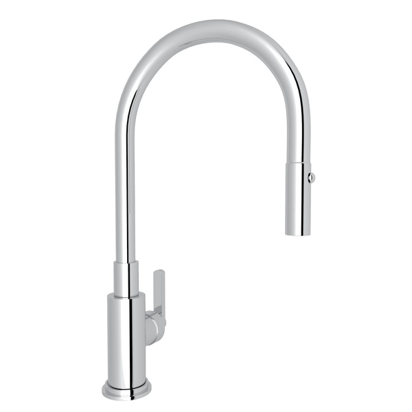 Rohl A3430LMAPC-2 Lombardia Pull-Down Kitchen Faucet in Polished Chrome