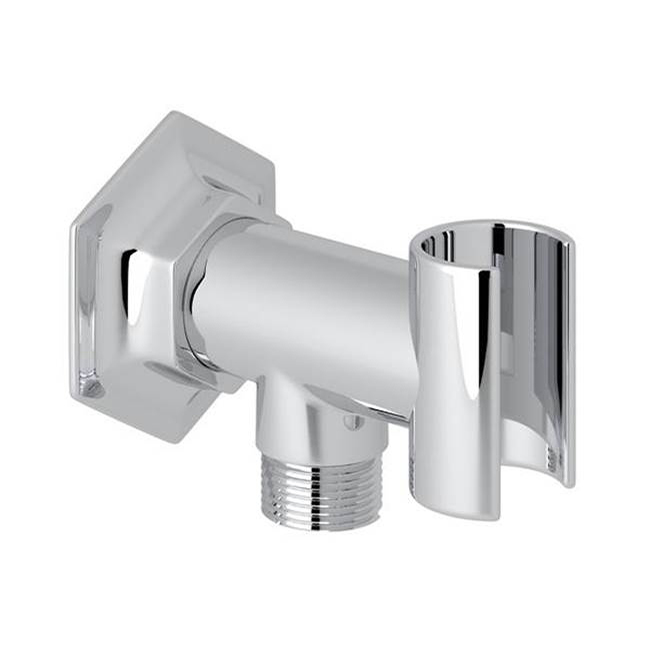 Rohl BE364-APC Bellia Handshower Wall Outlet With Holder in Polished Chrome
