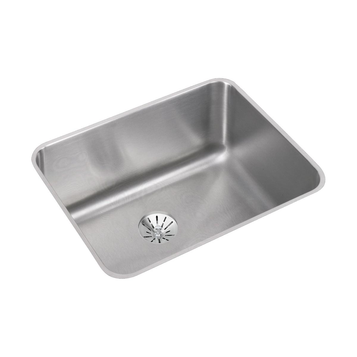 Elkay ELUH211510PD Lustertone Classic Stainless Steel 23-1/2" x 18-1/4" x 10", Single Bowl Undermount Sink with Perfect Drain