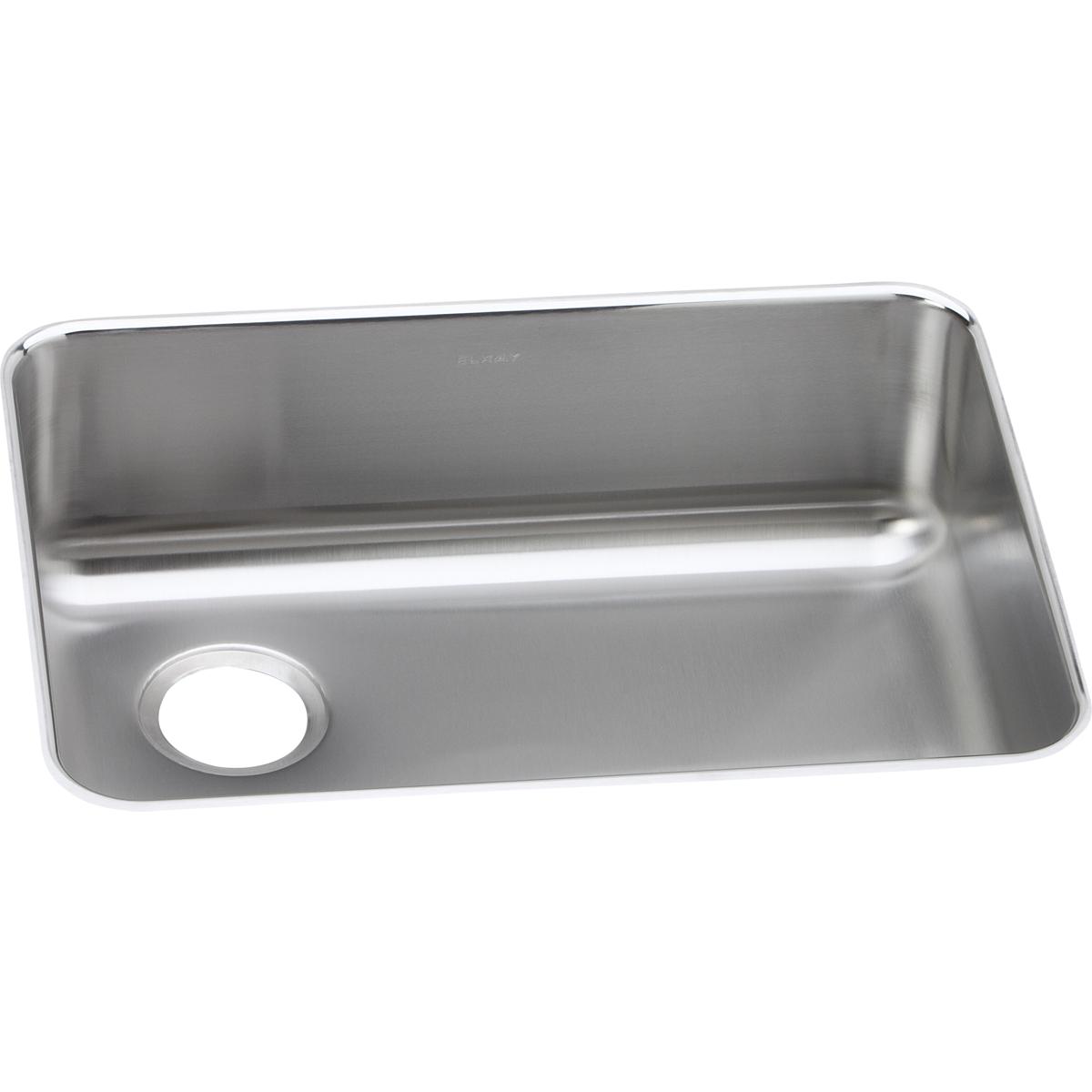 Elkay ELUH2317L Lustertone Classic Stainless Steel 25-1/2" x 19-1/4" x 8", Single Bowl Undermount Sink
