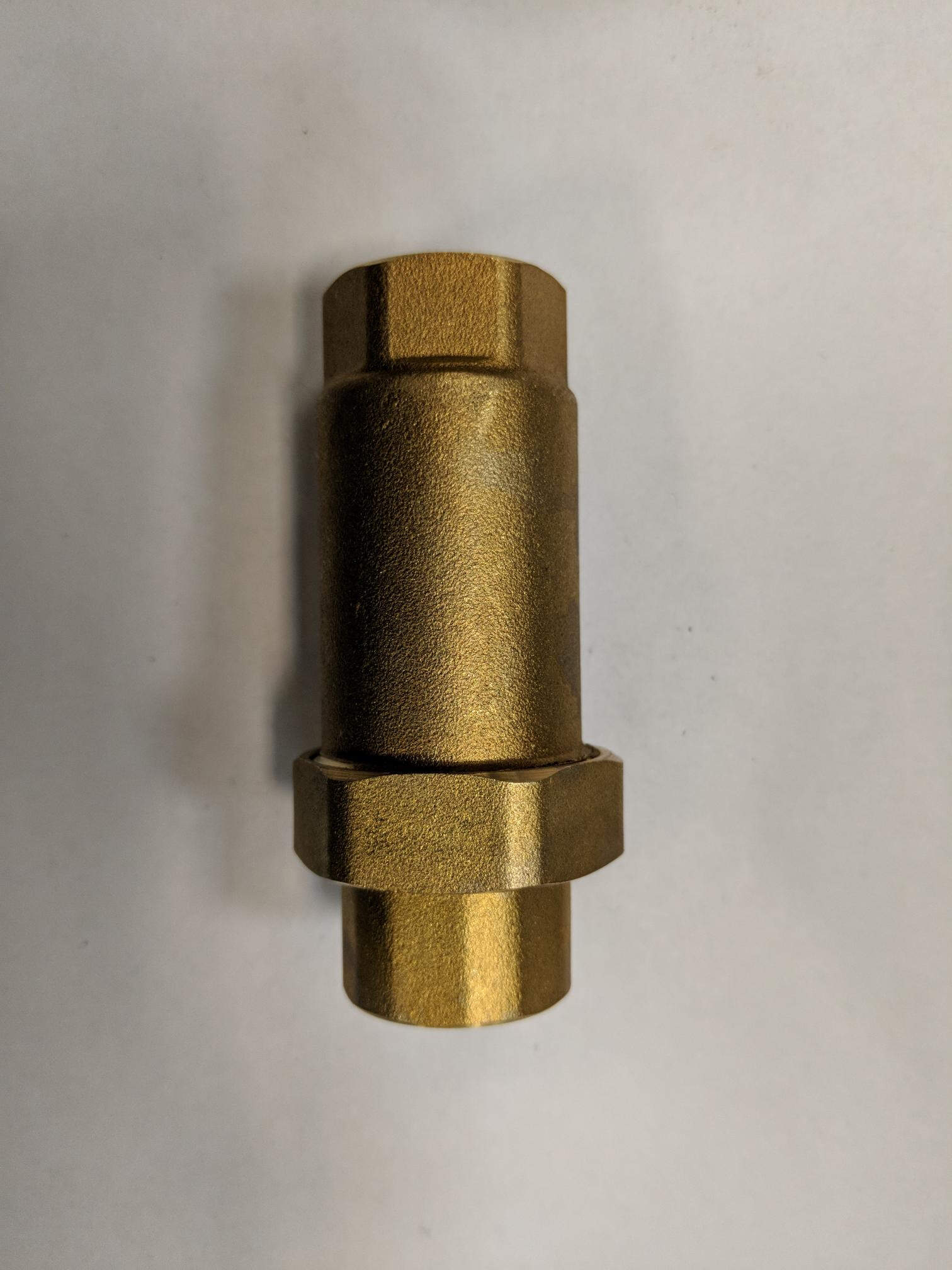 Granite G705LF Brass Backflow Preventer Dual Check Valve, 1/2" NPT Female
