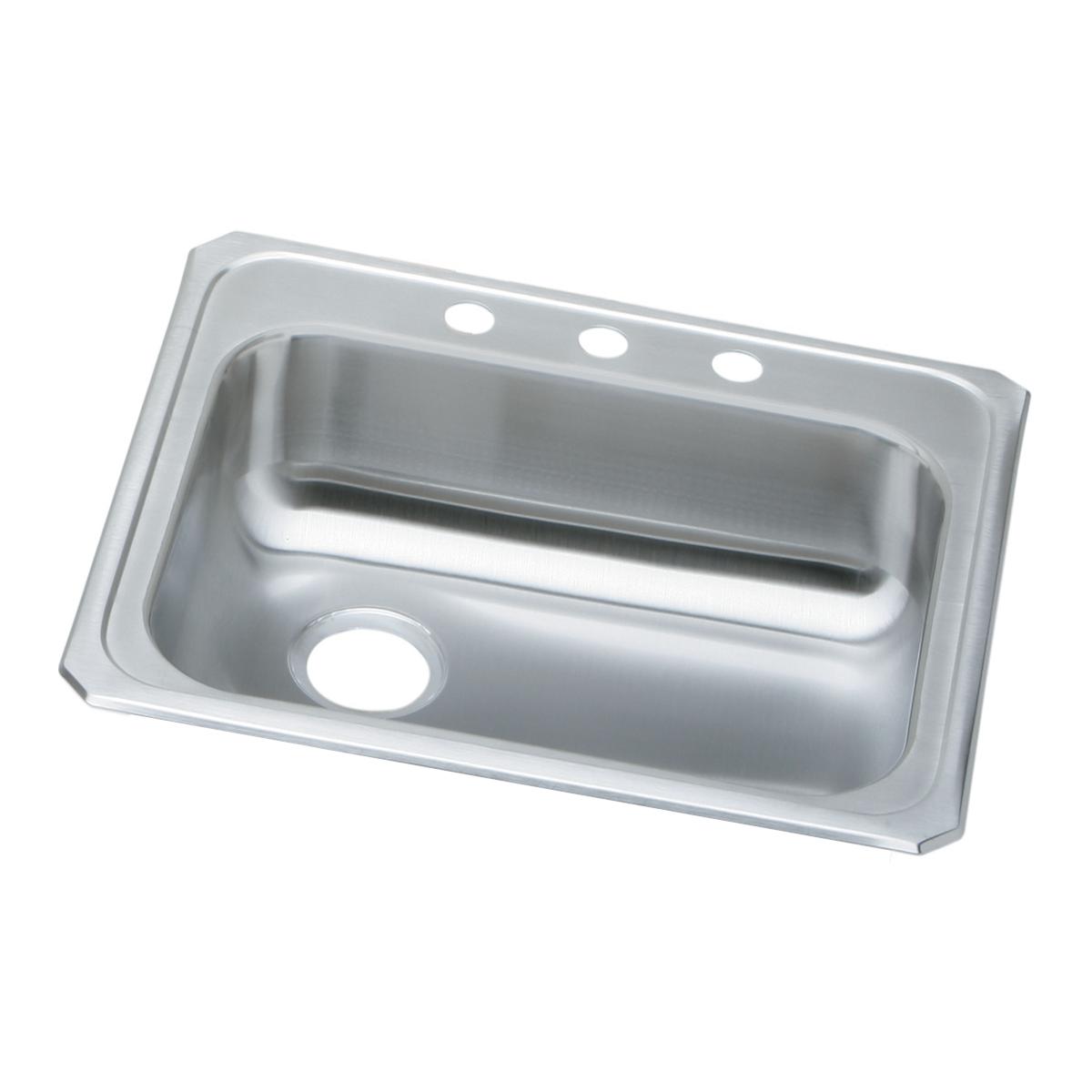 Elkay GECR2521L3 Celebrity Stainless Steel 25" x 21-1/4" x 5-3/8", Single Bowl Drop-in Sink