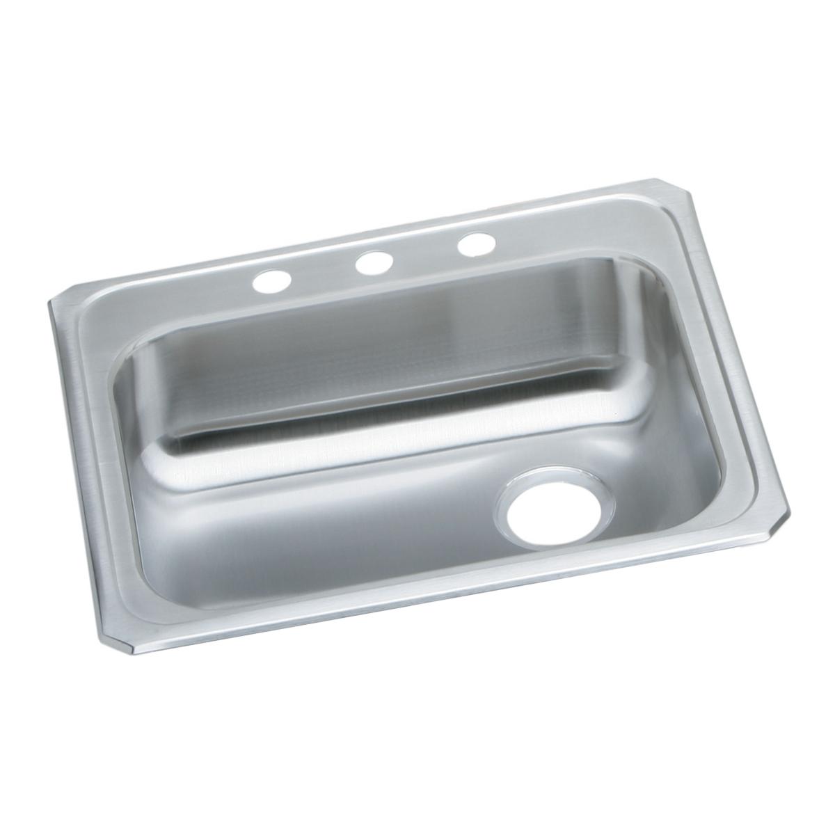 Elkay GECR2521R3 Celebrity Stainless Steel 25" x 21-1/4" x 5-3/8", Single Bowl Drop-in Sink