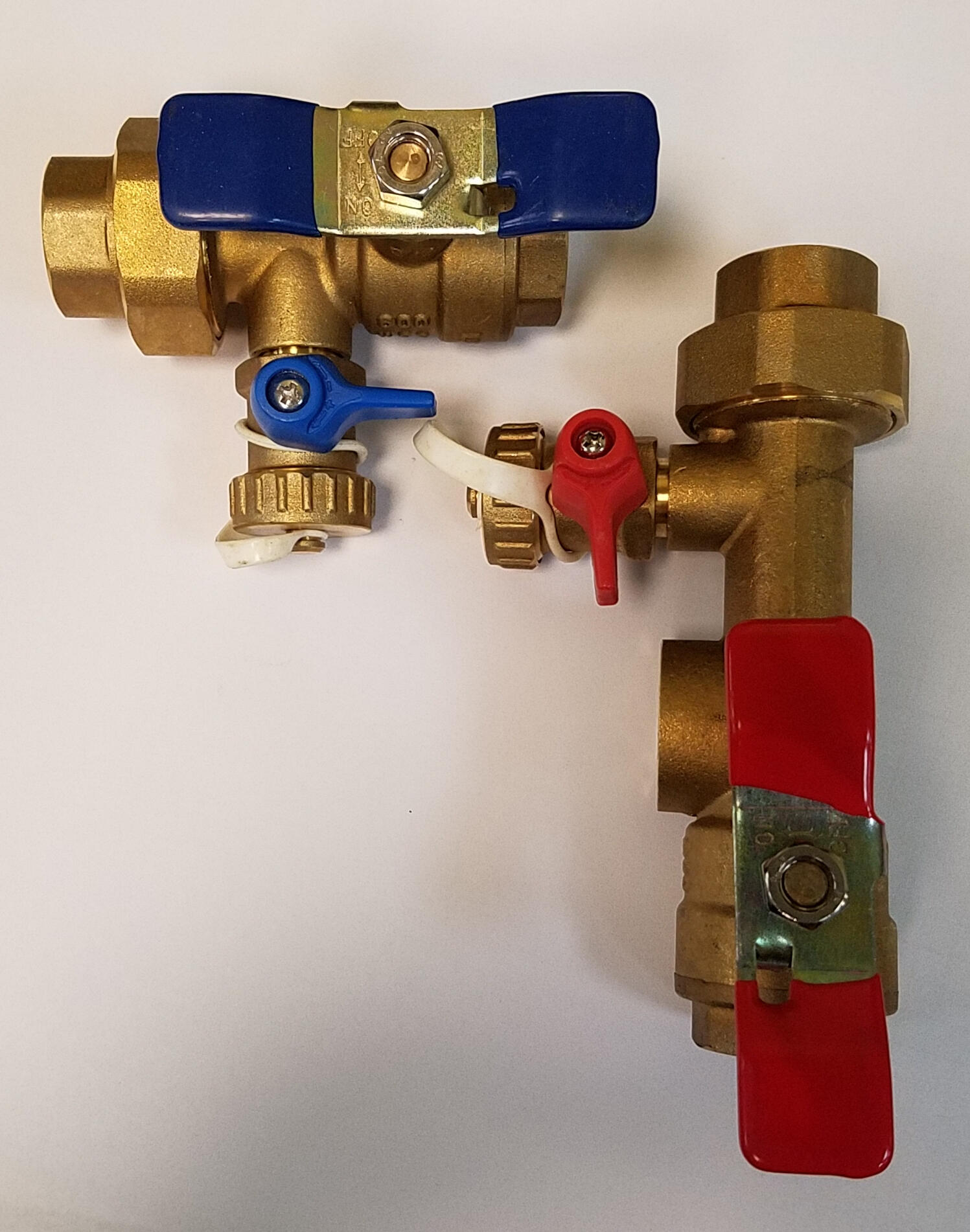Granite GNAVISO10 Brass Tankless Boiler Valve Kit, 1" Union NPT Female x NPT Female