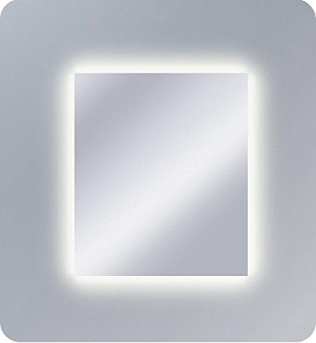 Duravit LM780500000 27-1/2" H X 23-5/8" W Rectangular Wall Mounted Frameless Bathroom Mirror with Integrated LED 36W Lighting