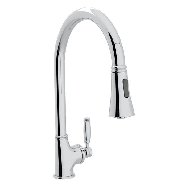 Rohl MB7928LMAPC-2 Gotham Michael Berman High-Spout Pull-Down Kitchen Faucet in Polished Chrome
