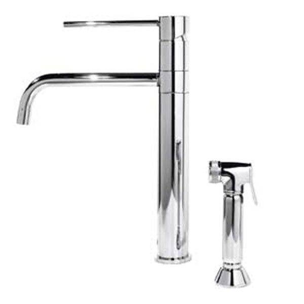 Davinci 16510-0100 TOR712pc Torre Deck Mounted Single Lever Kitchen Faucet with Separate Hand Spray in Polished Chrome
