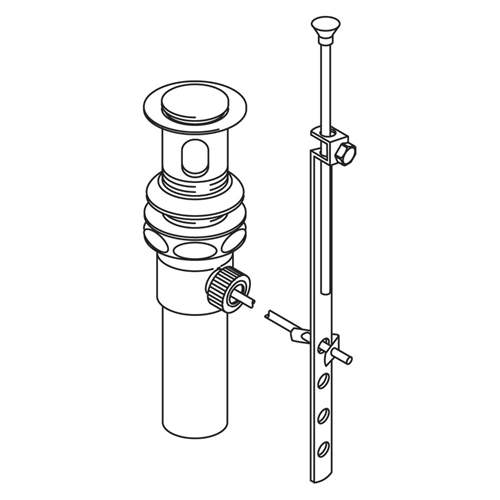 Moen 104770 Bathroom Sink Drain in Chrome