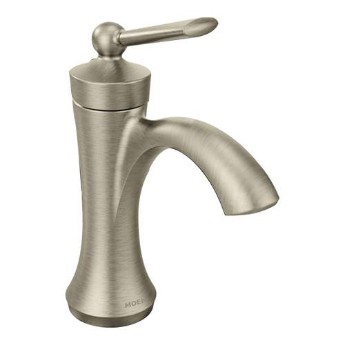 Moen 4500BN Wynford Single Hole Bathroom Faucet in Brushed Nickel