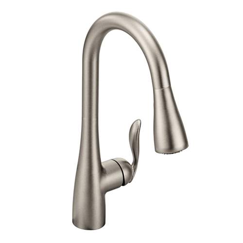 Moen 7594SRS Arbor™ 1.5 GPM Single Handle High Arc Pull Down Kitchen Faucet in Stainless