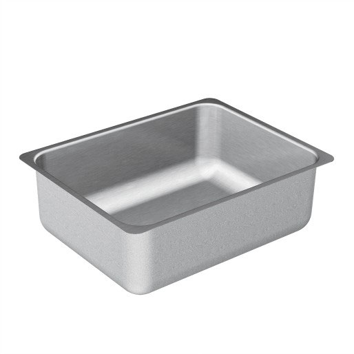 Moen G20193 18'' W X 23'' L X  6.5" D Rectangular Undermount Single Basin 20 Gauge Kitchen Sink in Stainless Steel