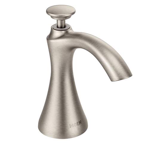 Moen S3946SRS Transitional Kitchen Soap Dispenser Spot Resist Stainless