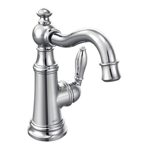 Moen S42107 Weymouth Single Hole Bathroom Faucet in Chrome