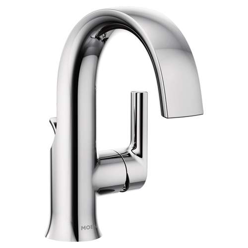 Moen S6910 Doux Single Hole Bathroom Faucet in Chrome