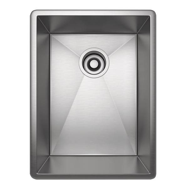 Rohl RSS1318SB Forze Single Bowl Stainless Steel Kitchen Or Bar/Food Prep Sink in Brushed