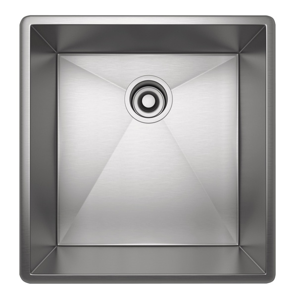Rohl RSS1718SB Forze Single Bowl Stainless Steel Kitchen Or Bar/Food Prep Sink in Brushed